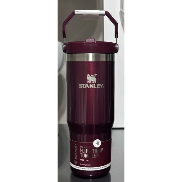 Stanley Other - Stanley X e.l.f 30oz‎ Stainless Steel IceFlow Flip Straw Tumbler - JAM SESSION